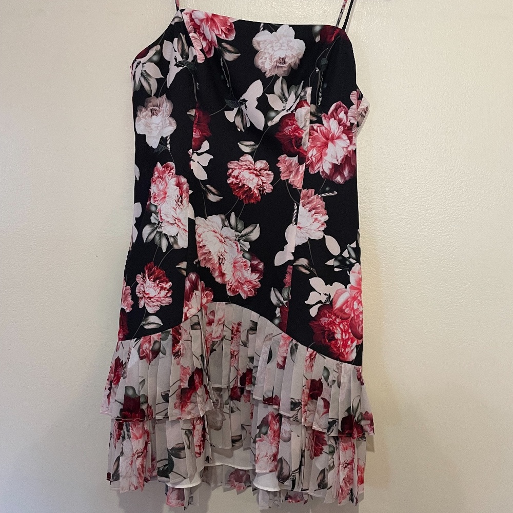 Fame and Partners floral mini dress